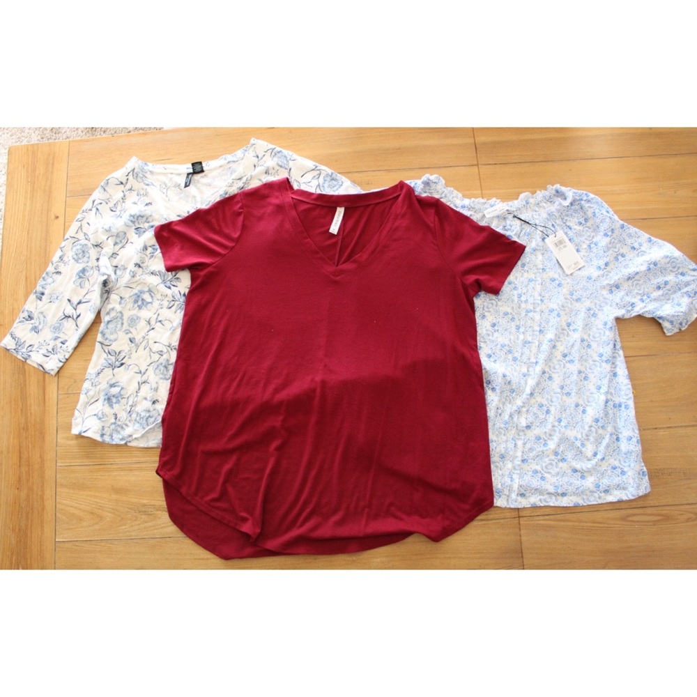 Plus Size (3) Piece Plus Size Top Lot 2X NWT and Preowned